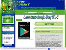 Tablet Screenshot of foot-gagnant.fr